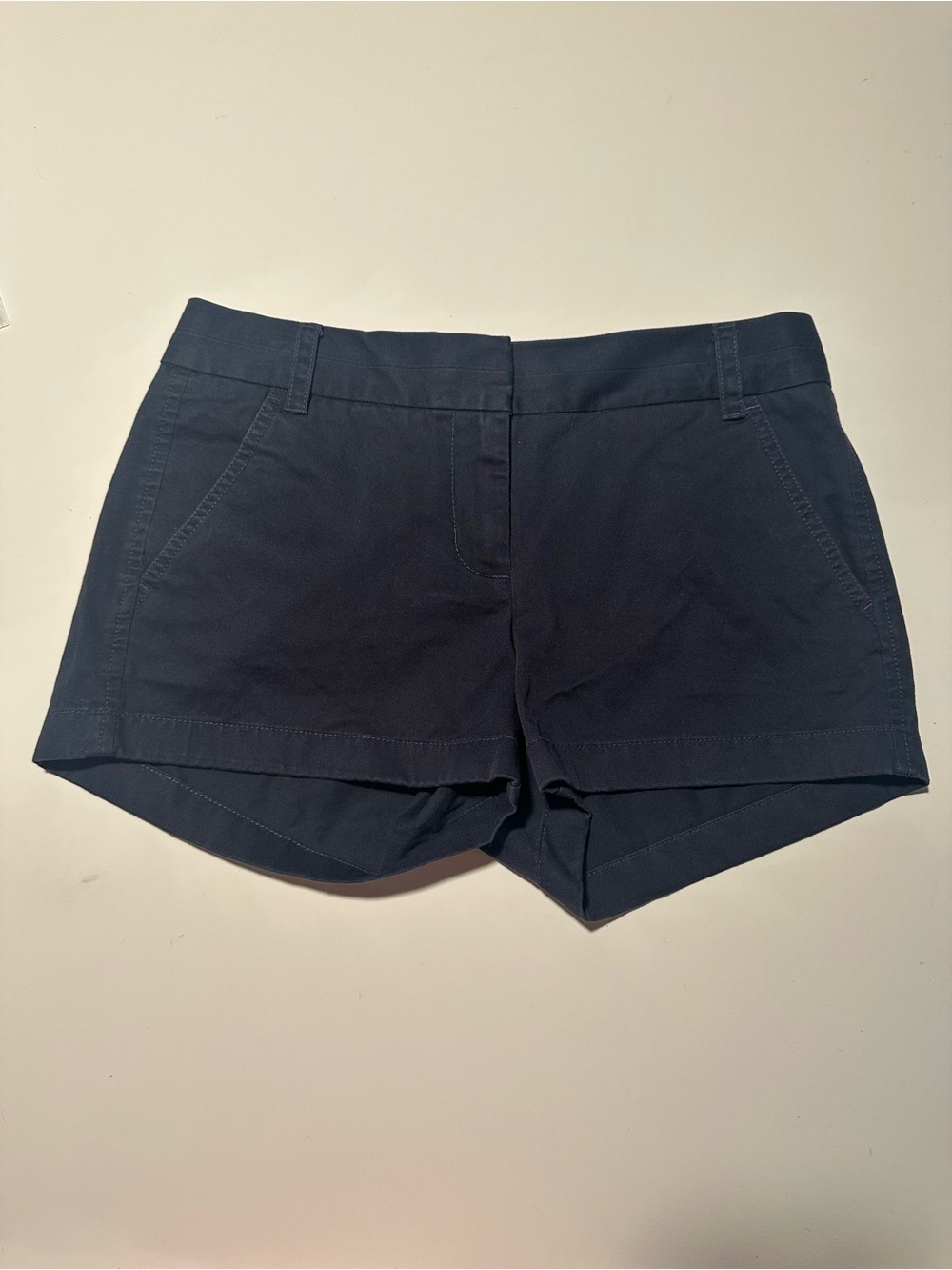 j crew chino shorts navy